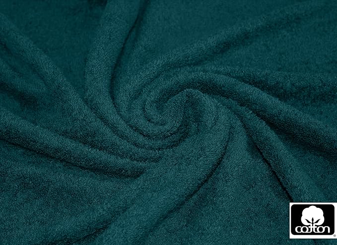 Cotton Craft Ultra Soft 12 Pack Wash Cloths 12x12 Teal Weighs 2 Ounces Each