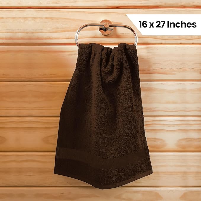 Utopia Towels Dark Brown Salon Towels, and Home Hair Care