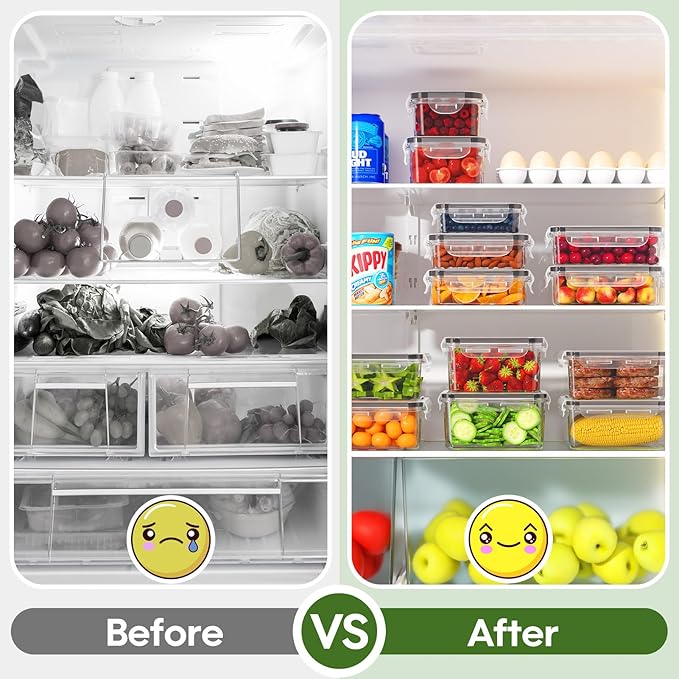 50-Piece Food Storage Containers