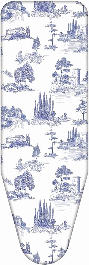 Colombo Ironing Board Cover 55.1” x 21.7” – Fits Boards Up to 51.2” x 17.7” –