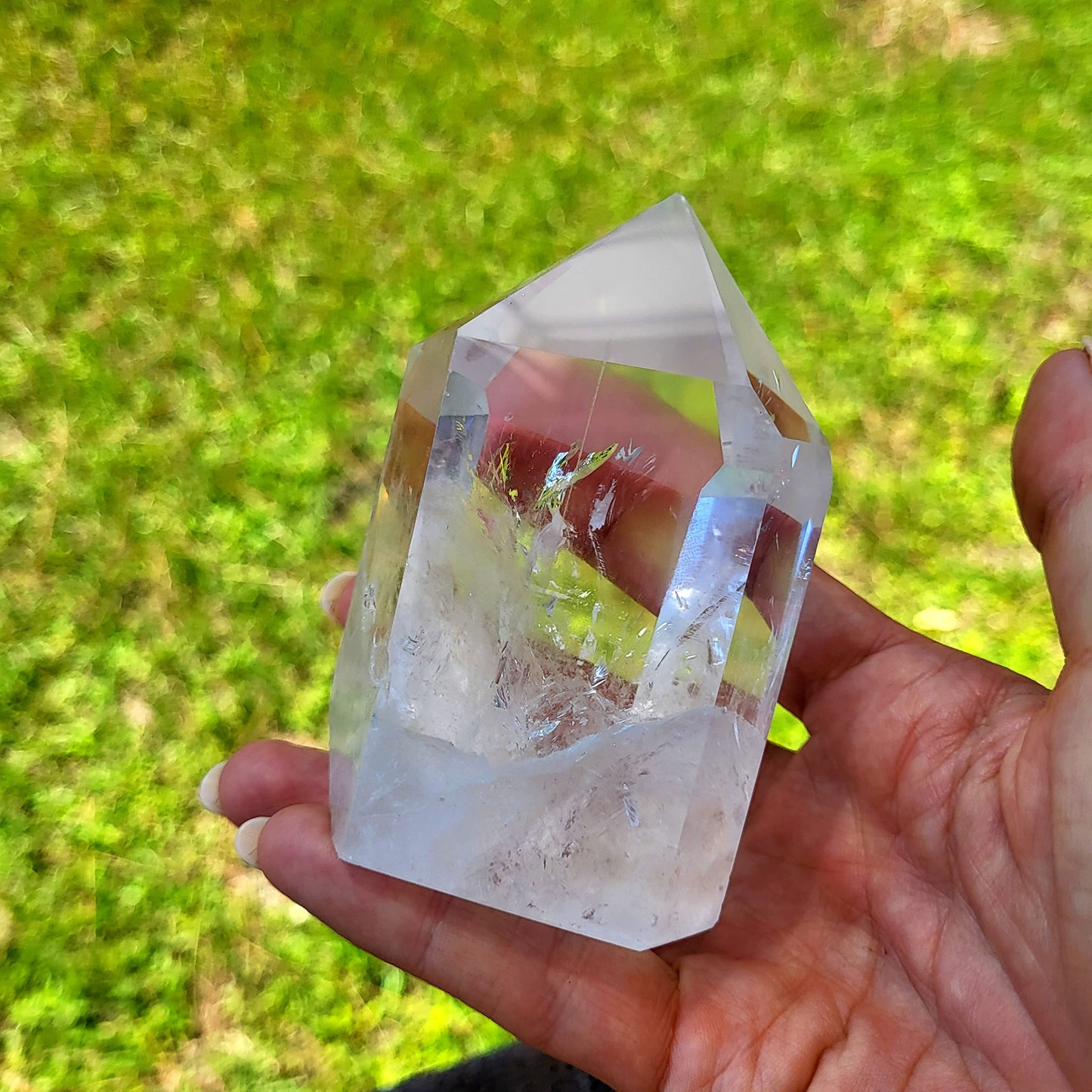 Large Clear Quartz. Natural Himalayan Tibetan High Altitude Raw 6 Sided Point Crystal Obelisk. High Purity Clear Quartz Point. Reiki Healing