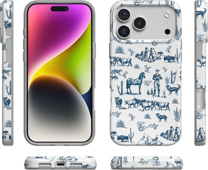 Casely iPhone 17 Pro Case | Wild West Adventure | Desert | Compatible with MagSafe | Classic Ultra Slim Design