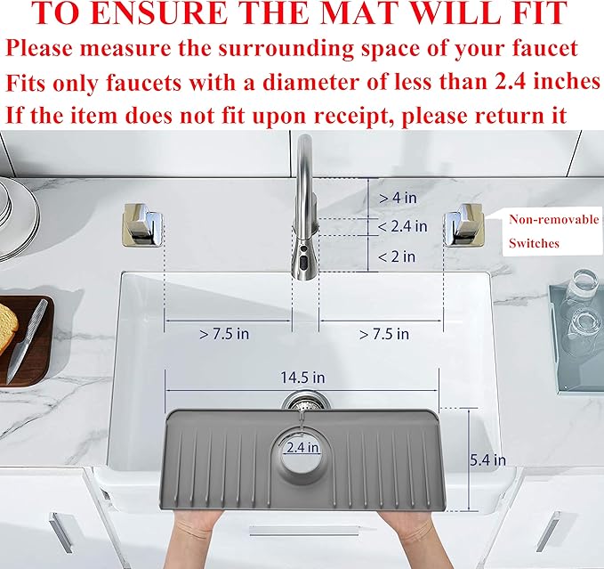 Sink Splash Guard 14.4” x 5.4”
