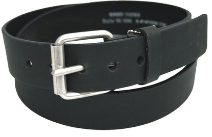 Ossi Mens 38mm Roller Buckle Jeans Belt - Black 3XL (48" - 52")