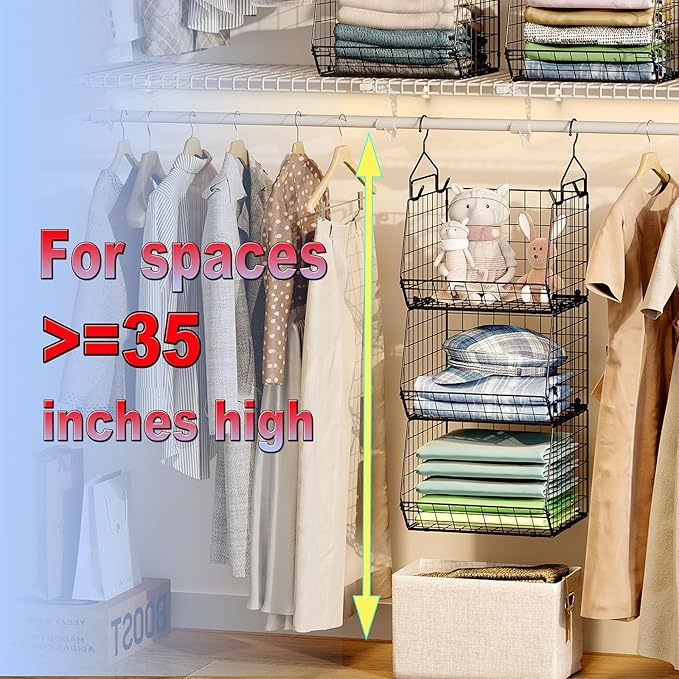 X-cosrack 3-Tier Hanging Storage Organizer