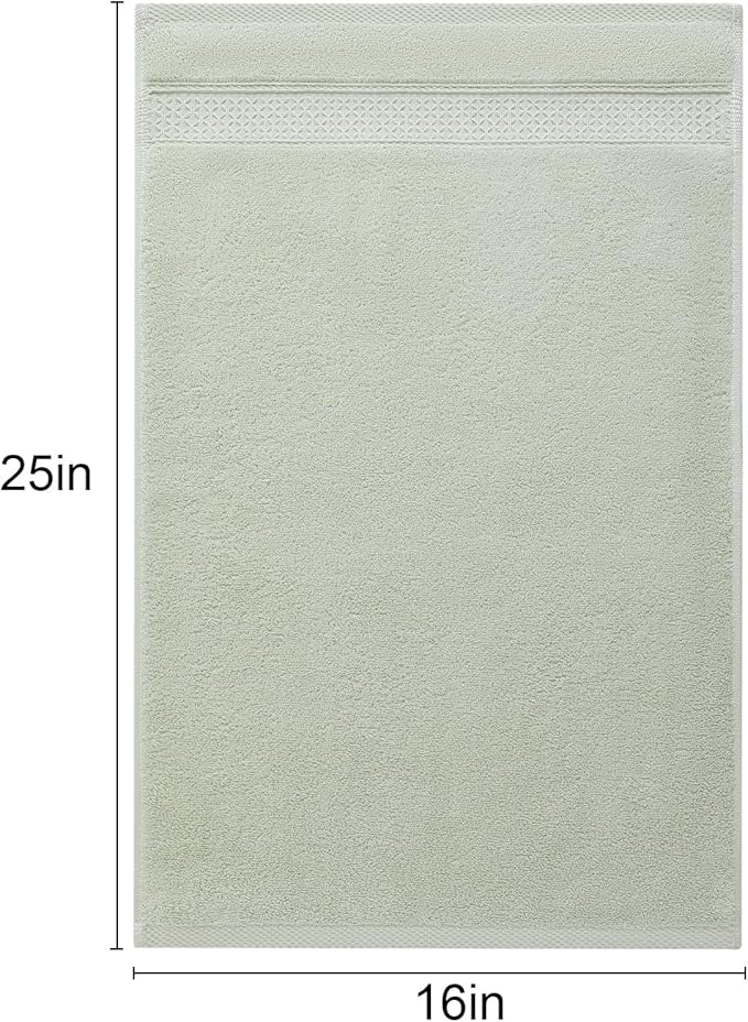 6 Pack Hand Towel Set, 16 by 25 inches, 100% Cotton Ultra Soft and Highly