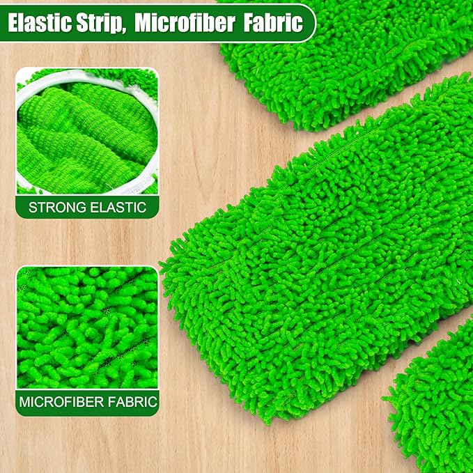 Mop Pads for Swiffer Sweeper Reusable Mop Dry Wet Mop Pad Refills Microfiber