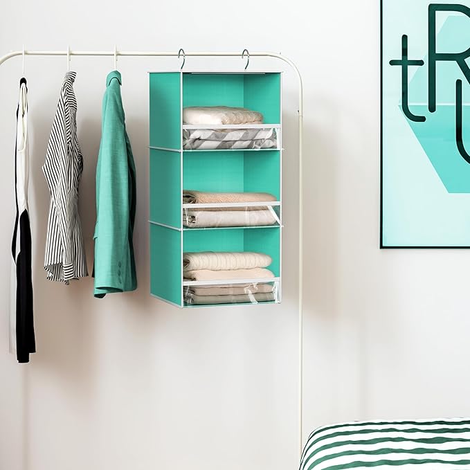 Simple Houseware 3 Shelf Hanging Closet Organizer