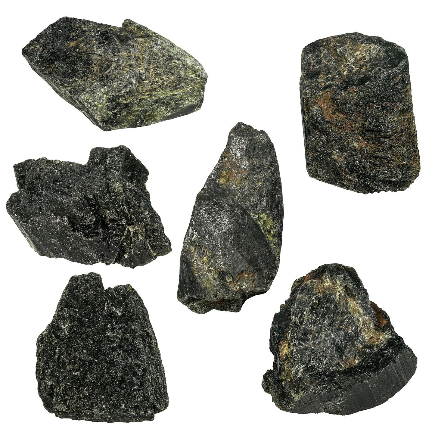 SUNYIK Raw Green Tourmaline Stone for Tumbling and DIY, Rough Rock Stone Mineral Specimen Home Office Decor for Meditation Anxiety, 201g-300g(0.44-0.66lb)