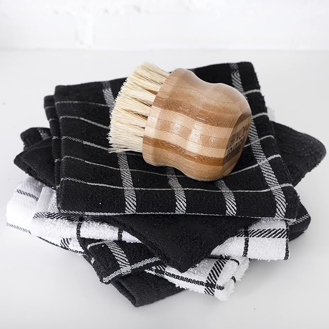 Ritz Premium 100% Cotton Terry Check Kitchen Dish Cloths