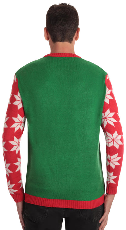 #followme Mens Ugly Christmas Sweater - Sweaters for Men 6774-217-XL