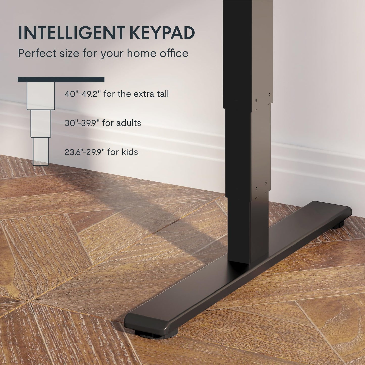 FLEXISPOT E6 3-Stage Dual Motor Electric Standing Desk 55 x 28 Sit Stand Up Desk, Holds 220 lbs, Adjustable Height w/Memory Presets, One-Piece Mahogany Desktop & Black Frame, Ships in 2 Boxes
