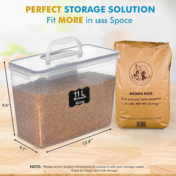 Shazo 2 PC Flour Sugar Storage Containers