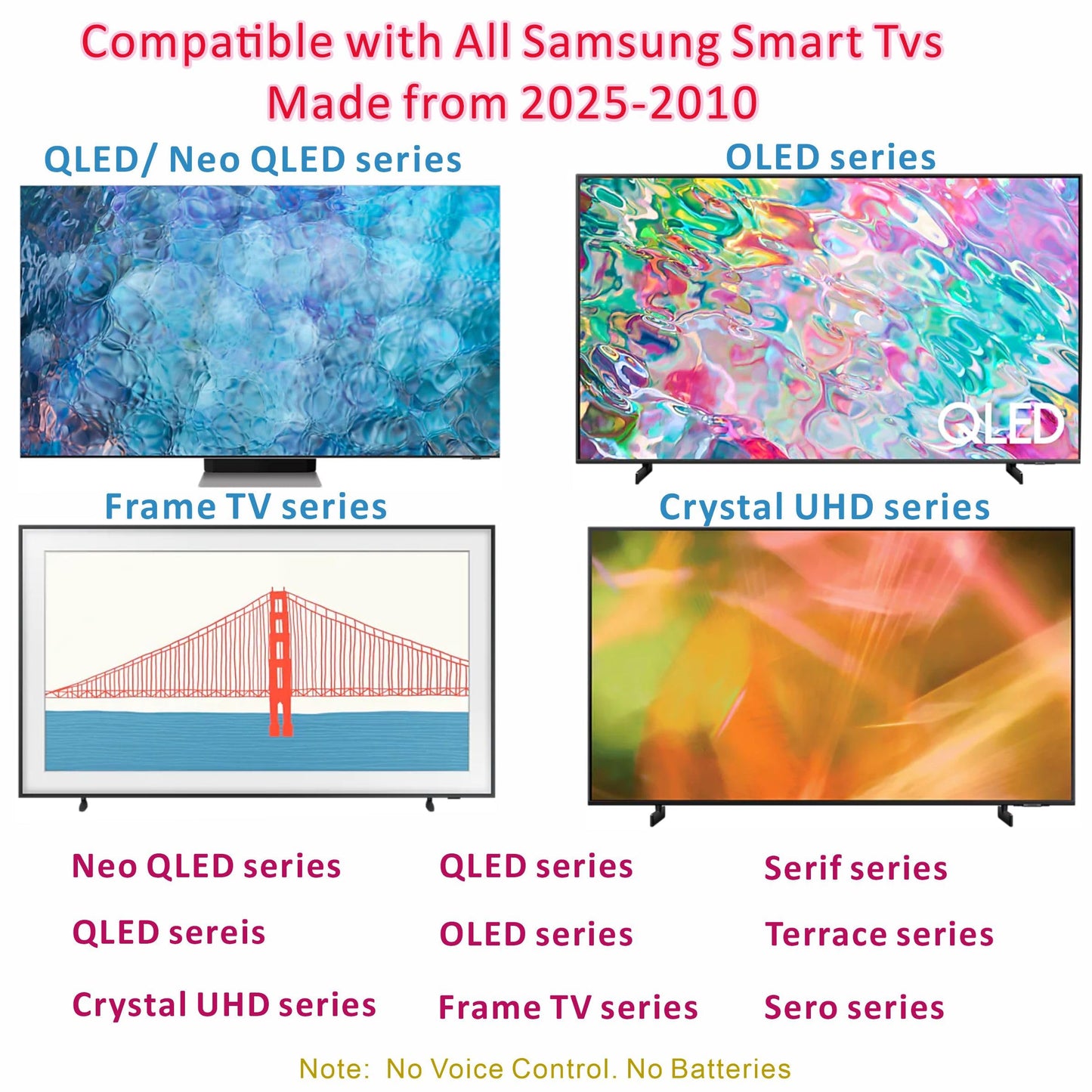 Universal Smart Remote Compatible with Hisense TV Remote Control Replacement 2025-2015, Voice, Bluetooth, Hisense Google, Android, Laser, Canvas TVs, 4K UHD, HD, Mini-LED, ULED