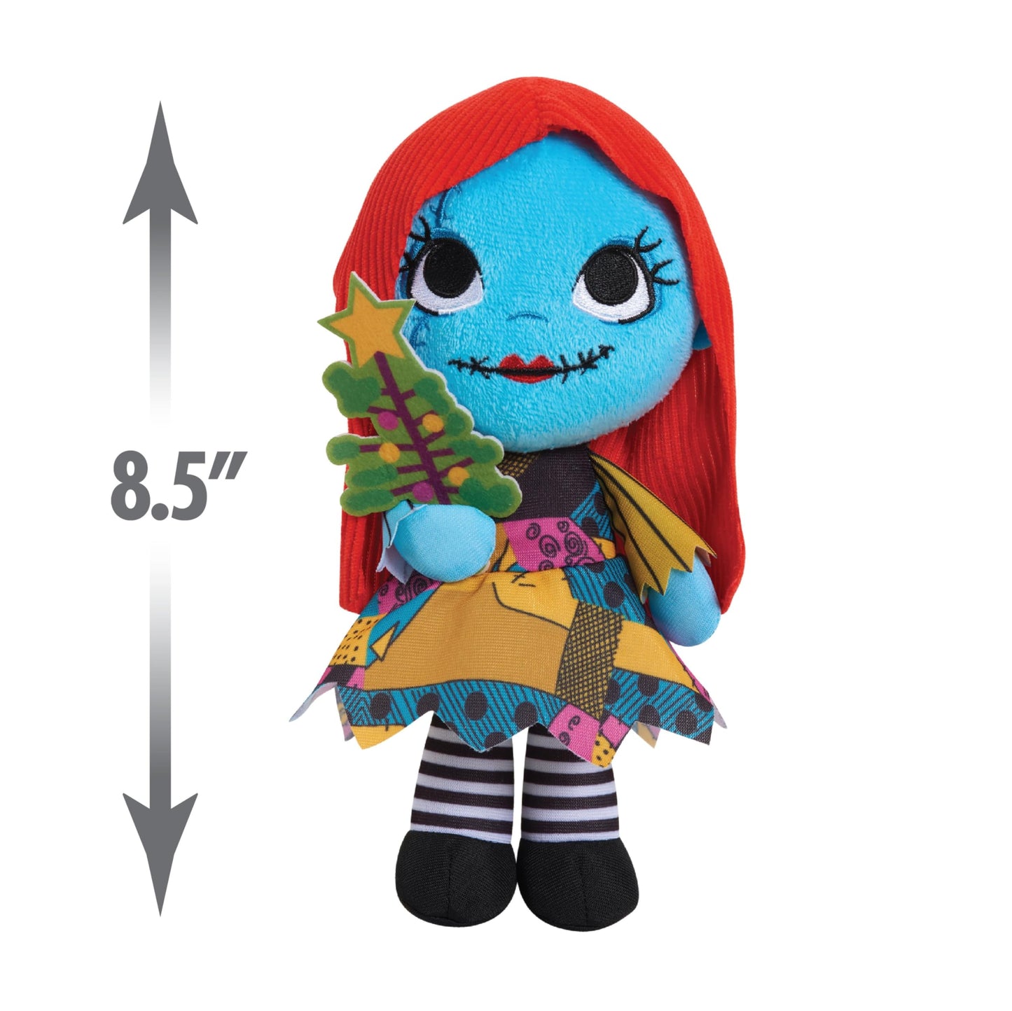 Disney Tim Burton’s Nightmare Before Christmas Small Plushie 3-Piece Set, Felt and Embroidered Details, Holiday Stocking Stuffers, Gifts, Presents, Kids Toys for Ages 3 Up by Just Play
