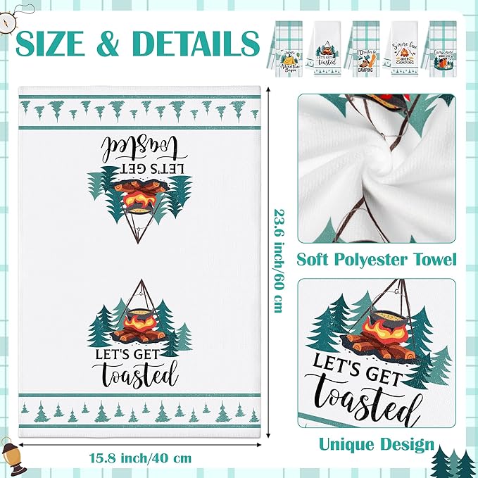 R HORSE Funny Kitchen Dish Towels