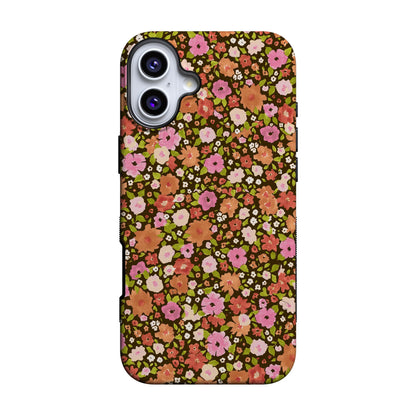 Casely iPhone 16 Case | Nantucket Cottage | Blue Hydrangea | Compatible with MagSafe | Bold Protective Design