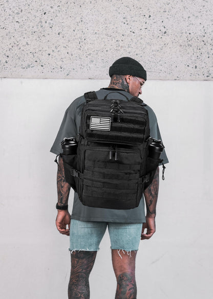 LHI Military Tactical Backpack for Men and Women 45L Large waterproof Rucksack for School, Hiking, Trekking, Hunting