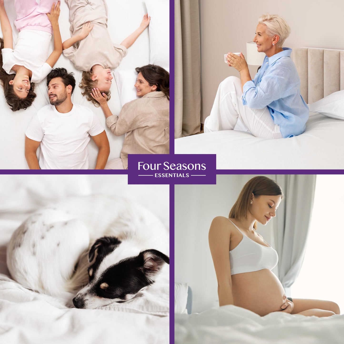 Full Size Waterproof Mattress Protector - Fitted Sheet Style - Hypoallergenic Premium Quality Cover Protects Against Dust