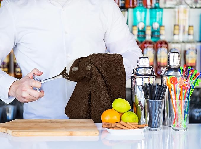 Utopia Towels Kitchen Bar Mops, 16 by 19 Inches, 100% Cotton Super Absorbent