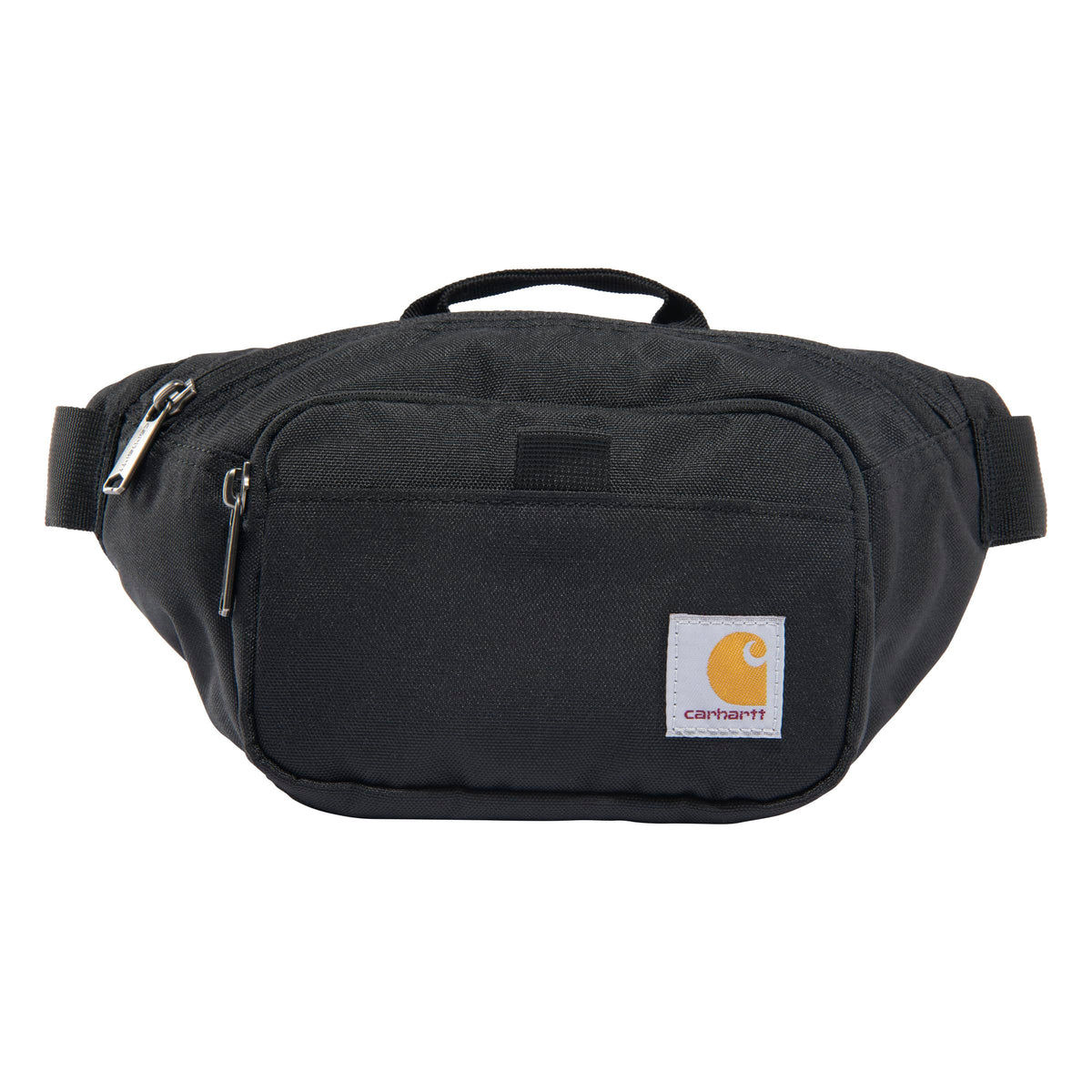 Carhartt Classic Adjustable Sling Bag, Durable, 600-Denier Water Resistant Hip Pack, Essential Waist Pack (Black)