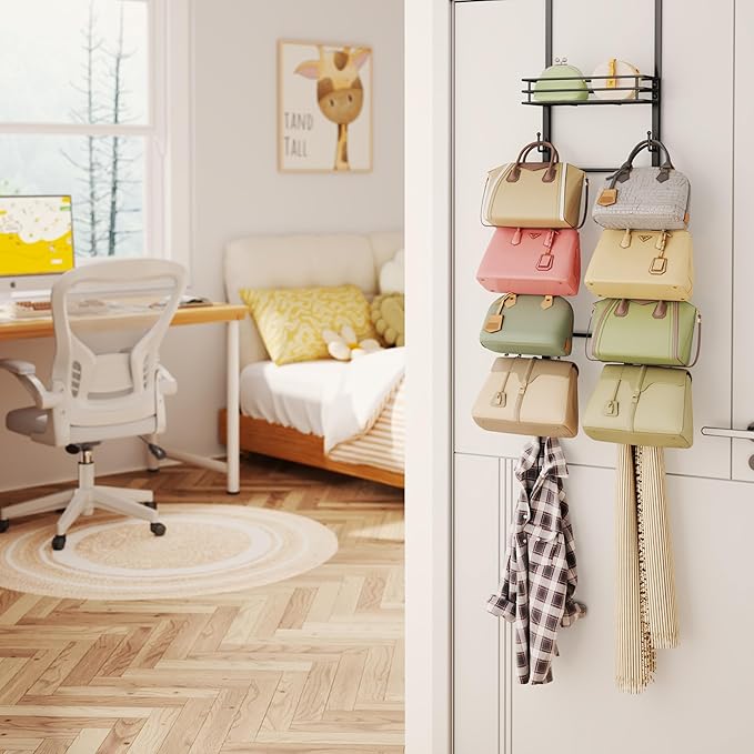 HapiRm Over The Door Purse Organizer