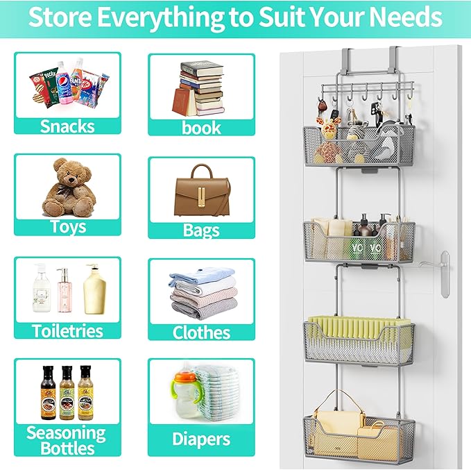 HapiRm Over The Door Organizer