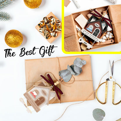 House Warming Gifts New Home - Housewarming Gifts for New House - Housewarming Gift Presents for Women, Couple - New House New Beginning -New House Owners Gift Ideas - Wooden Christmas Ornament 2025