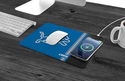 SOAR NFL Wireless Charging Mouse Pad, Detroit Lions