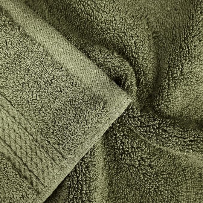Superior Egyptian Cotton Pile Bath Towel Set of 4, Ultra Soft Luxury Towels
