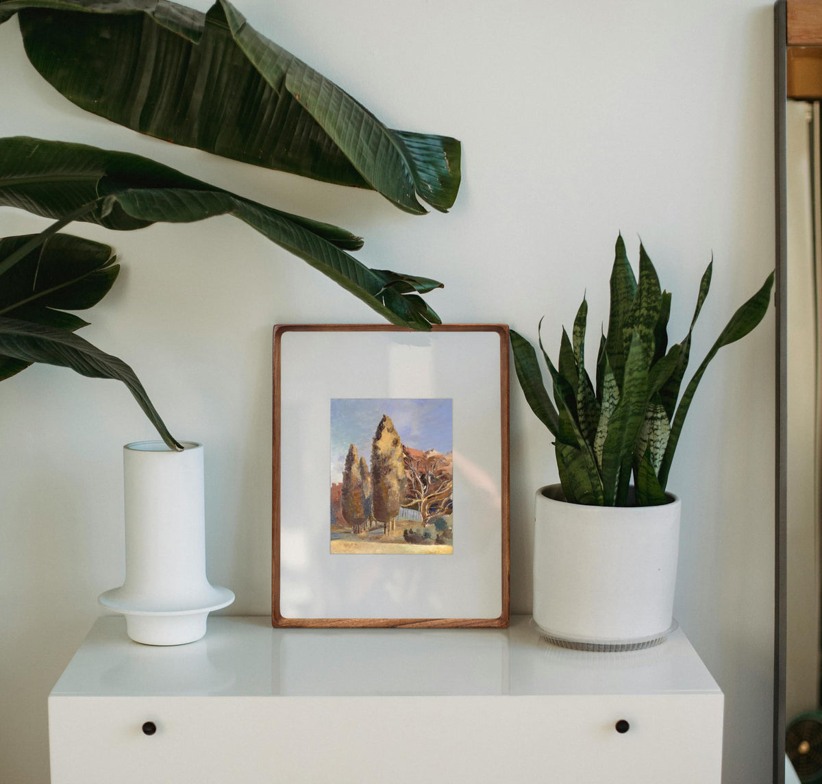 Gdfmsc 8x10 Picture Frame with Mat for 5x7/6x8, Natural Walnut Wood Handcrafted Rounded Corner with Real Glass, Vertical or Horizontal Display Photo Gallery Wall & Tabletop Frame