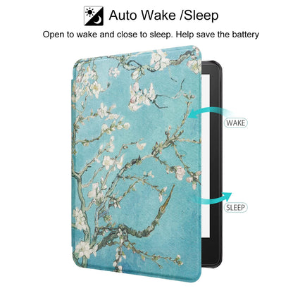 WALNEW Case for 6.8” Kindle Paperwhite 11th Generation (Model No. M2L3EK & M2L4EK), Premium Lightweight PU Leather Cover Protective Case with Auto Sleep/Wake