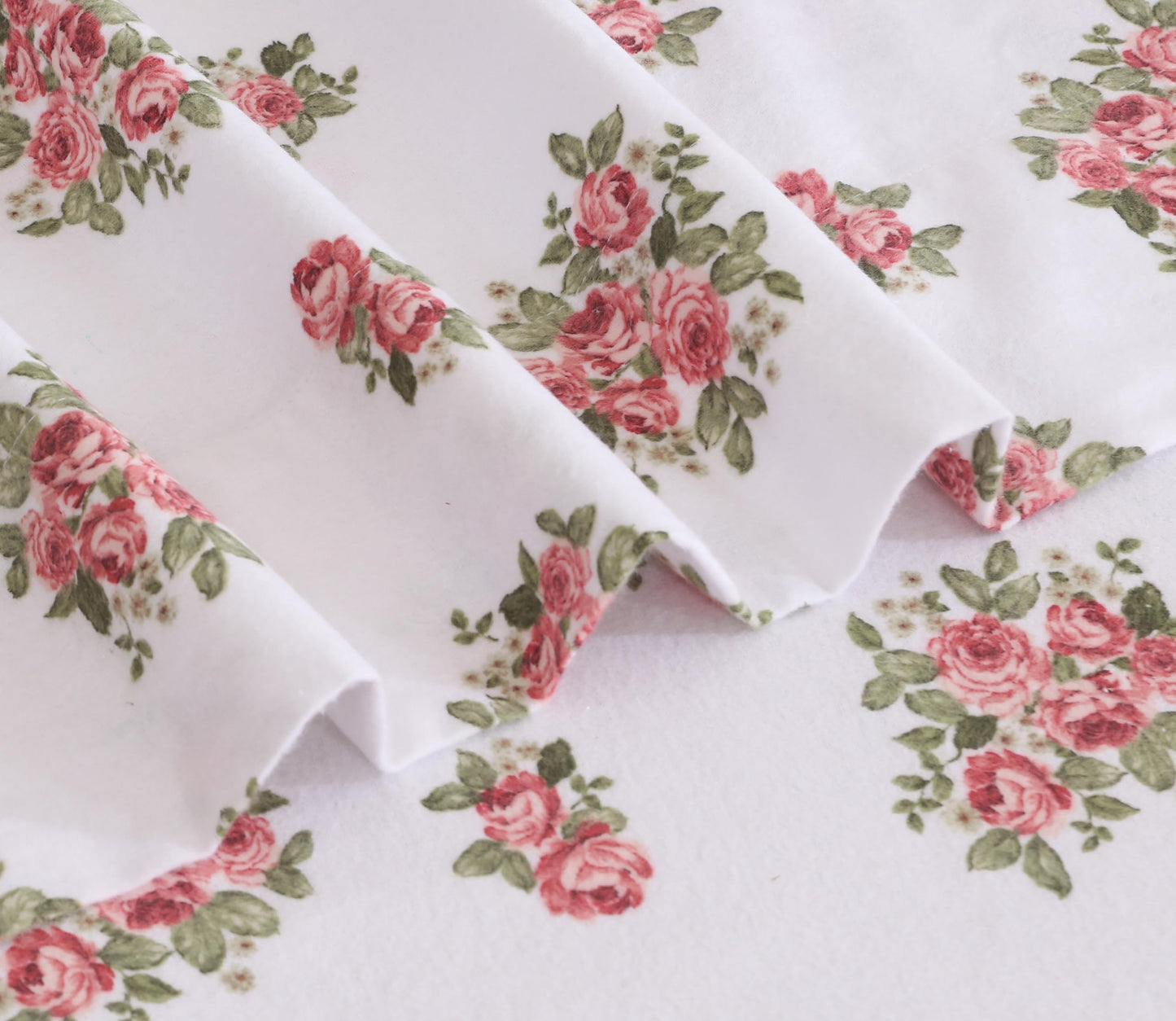 RUVANTI Flannel Sheets Queen Size - 100% Cotton Double Brushed Bed Sheets, Deep Pockets 16 Inches Queen Sheet Set, All Seasons Breathable & Extra Soft - Warm & Cozy, 4 Piece, Bali