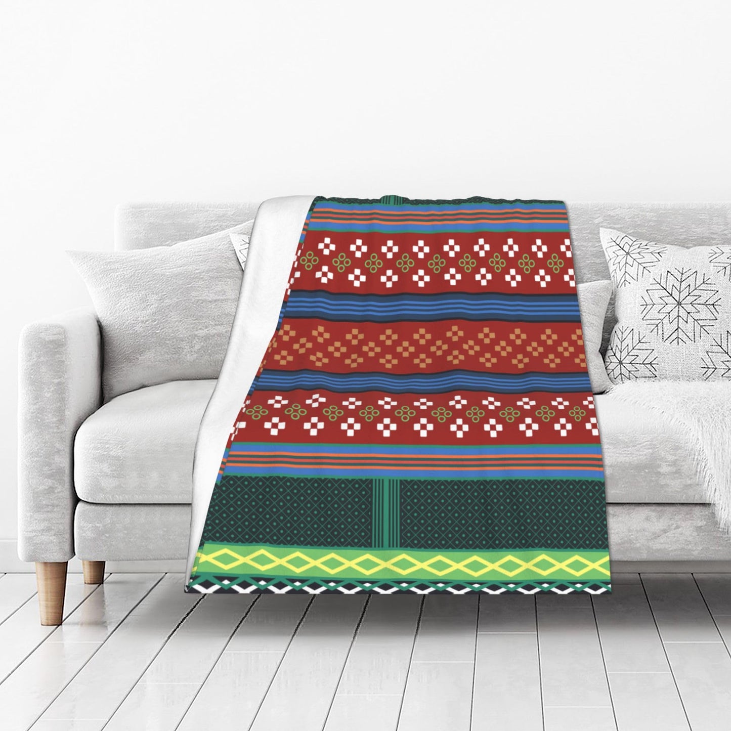 Christmas of Blankets Throw Blanket 50"x40" Home Decor Lightweight Soft Winter Blanket Microfiber Plush for Bed Sofa Couch All Season