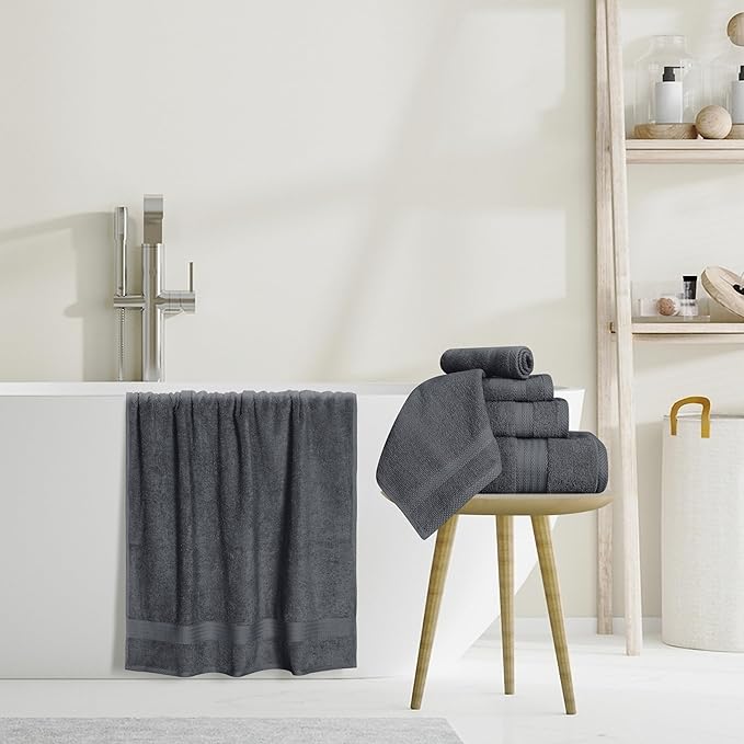 GLAMBURG Ultra Soft 8-Piece Towel Set