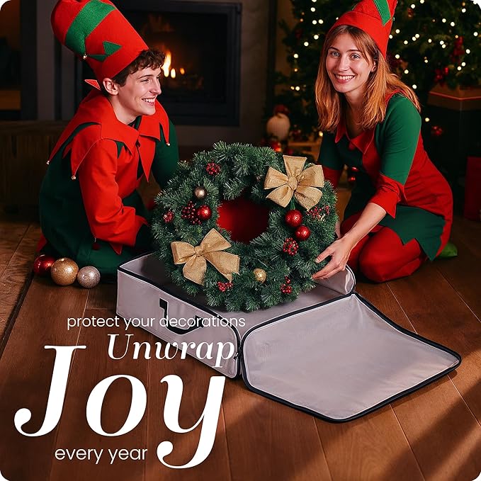 Handy Laundry 5-Pack Wreath Storage Bag