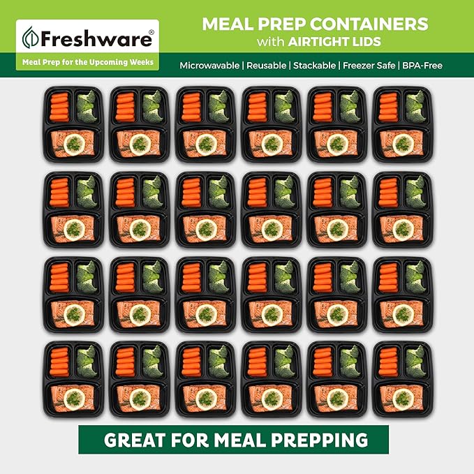 Freshware Meal Prep Containers