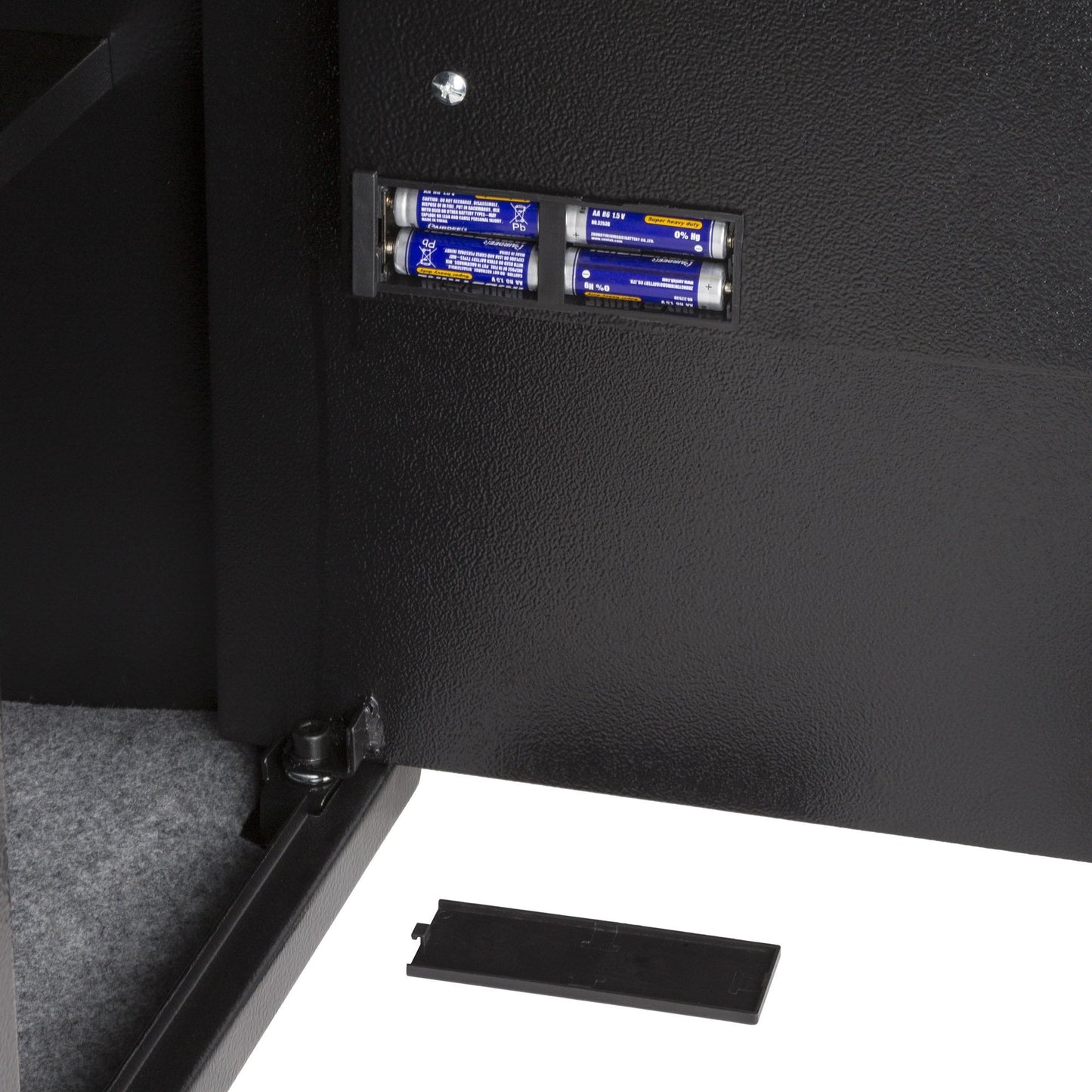 Digital Safe - Electronic Steel Safe with Keypad and Manual Override Keys - Protect Money, Jewelry, Passports - For Home, Business by Stalwart (Black)