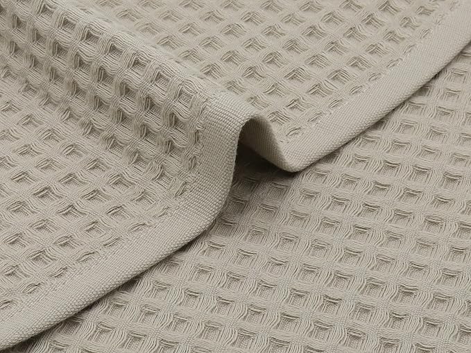 Mia's Dream Premium Cotton Waffle Bathroom Towel Set, 3 Pack Quick Drying