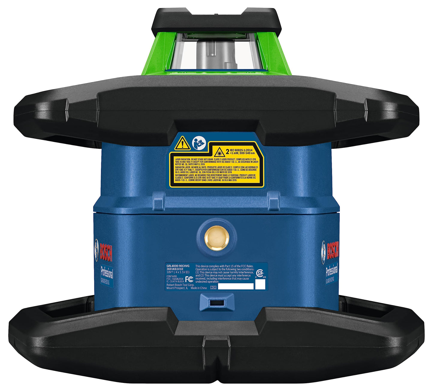 BOSCH GRL4000-90CHVK REVOLVE 18V Connected Green-Beam Self-Leveling Horizontal/Vertical Rotary Laser Kit, Includes CORE18V 4 Ah Battery & Charger, Tripod, Rod, Receiver, Carrying Case, & Accessories