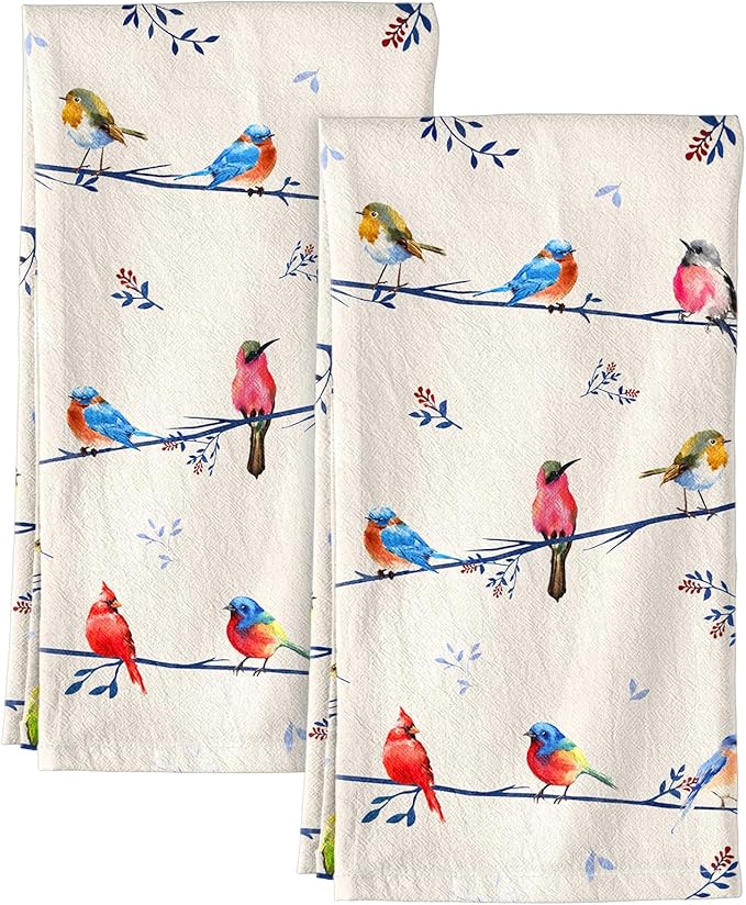 Flour Sack Kitchen Towels Set of 2-18x26 Cotton Dish Towels