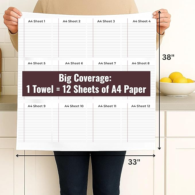 Flour Sack Towels | Tea Towel for Crafts| Kitchen Dish Cotton Blank Towel for
