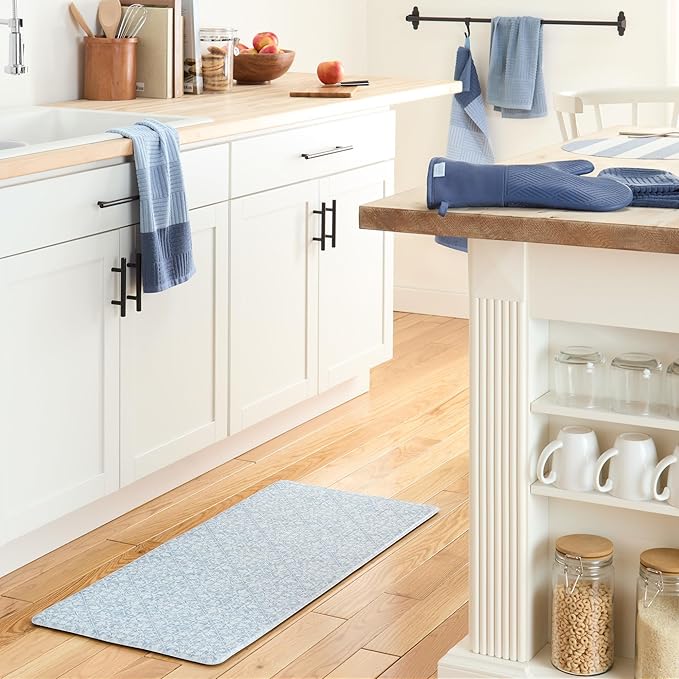 Town & Country Basics Basketweave Antimicrobial Terrycloth Kitchen Towel 4-Pack