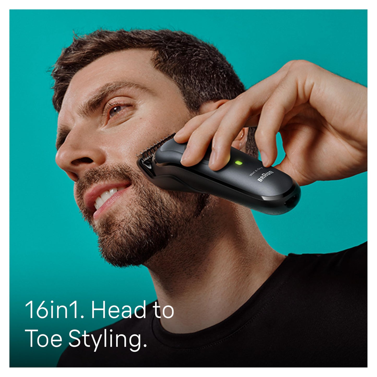 Braun All-in-One Style Kit Series 7 MGK7470, Beard Trimmer Men Rechargeable, 16-in-1 Kit for Beard, Hair, Manscaping & More, Hair Clippers Men Cordless, Mens Shaver and Beard Trimmer, Black