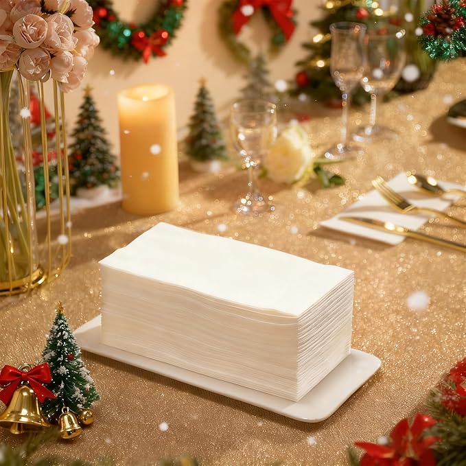 800PACK Disposable Hand Towels for Bathroom, Soft and Absorbent Paper Guest