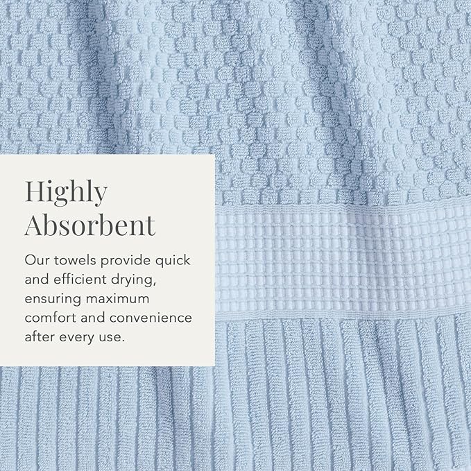 NY Loft 2 Pack Bath Sheet Towel Set | 100% Cotton | Absorbent Quick-Dry