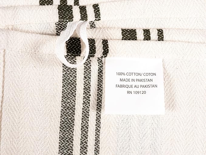 KAF Home Assorted Flat Kitchen Towels | 100% Cotton