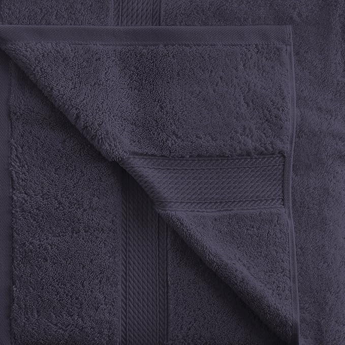 SUPERIOR Egyptian Cotton Pile Hand Towel Set of 4, Ultra Soft Luxury Towels