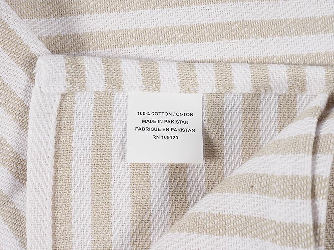 KAF Home Premium Kitchen Towels, Large 100% Cotton, Flat & Terry Absorbent Dish