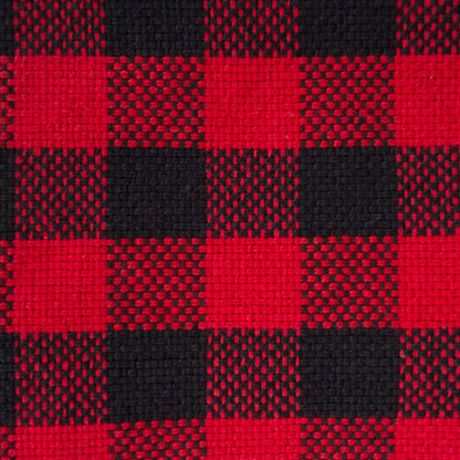 DII Buffalo Check Kitchen Collection, Classic Farmhouse Dishtowel Set, 18x28, Red & Black, 6 Piece